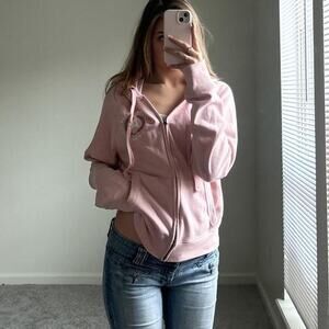 Aeropostale Pink Zip-Up Hoodie